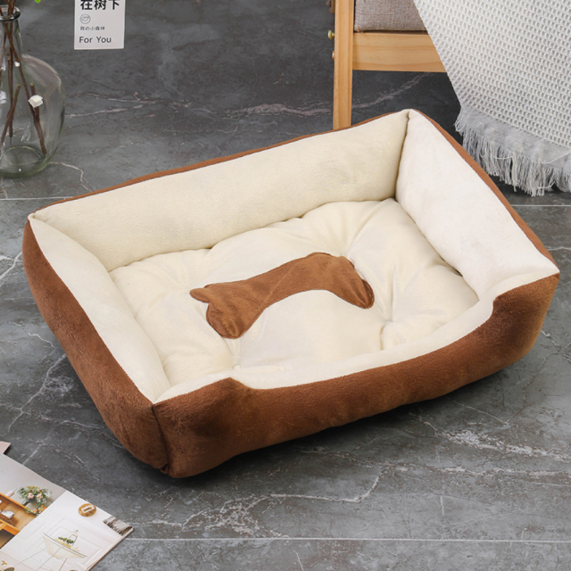 Luxury Dog Bed Cave Universal Four Seasons Pet Nest Mat with Winter ...