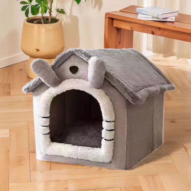Wholesale Four Seasons Universal Removable Washable Cat House Dog Bed Winter Warm Nest for Cats and Dogs Semi-Closed Design Pet Products,U-ME PET LUV,Wholesale Four Seasons Universal Removable Washable Cat House Winter Warm Nest for Cats and Dogs Semi-Closed Design