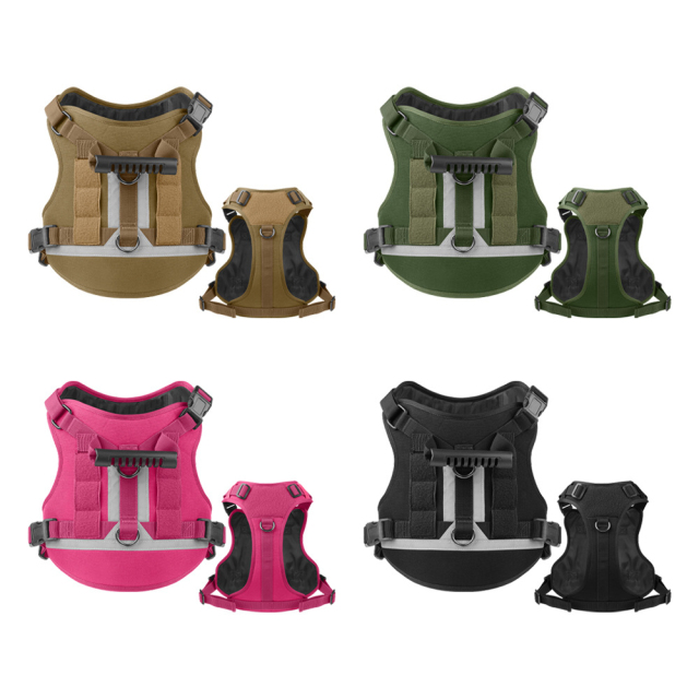 New Medium and Large Dog Harness U-Shaped Training Dog Service Dog Tactical Harness Strap Tactical Reflective Traction Rope Simple Sport Style for Dog Walking Training,U-ME PET LUV,New U-Shaped Training Dog Service Dog Tactical Harness Strap Tactical Reflective Traction Rope Simple Sport Style for Dog Walking Training