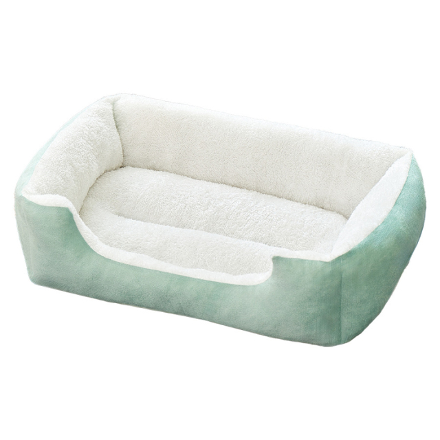 Thickened Anti-Static Pet Bed Nest Rectangle Fashion Style Winter Kennel for Small Medium Dogs Warm Sofa Kennel for Four Seasons,U-ME PET LUV,Thickened Anti-Static Pet Bed Nest Rectangle Fashion Style Winter Kennel for Small Medium Dogs Warm Sofa Kennel for Four Seasons