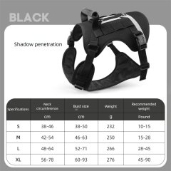 New Medium and Large Dog Harness U-Shaped Training Dog Service Dog Tactical Harness Strap Tactical Reflective Traction Rope Simple Sport Style for Dog Walking Training,U-ME PET LUV,New U-Shaped Training Dog Service Dog Tactical Harness Strap Tactical Reflective Traction Rope Simple Sport Style for Dog Walking Training
