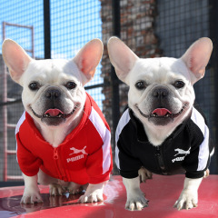 Hot Selling Winter Warm Dog Hoodie Lightweight Polyester Letter Print Washable for French Bulldog Cats Small Medium Large Pets,U-ME PET LUV,Winter Thermal Letter Print Fleece Hoodie for Dogs (French Bulldog, Bichon, Small to Large Breeds) & Cats | Pet Apparel