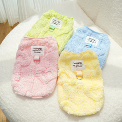 Small Dog Teddy Poodle Apparel Classic Winter Clothes with Fleece Lining Lightweight Washable Foldable Made of Polyester,U-ME PET LUV,Cozy Fleece Winter Outfits for Small Dogs and Cats (Fits Poodles, Bichons, Pomeranians)