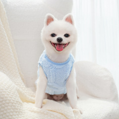 Small Dog Teddy Poodle Apparel Classic Winter Clothes with Fleece Lining Lightweight Washable Foldable Made of Polyester,U-ME PET LUV,Cozy Fleece Winter Outfits for Small Dogs and Cats (Fits Poodles, Bichons, Pomeranians)