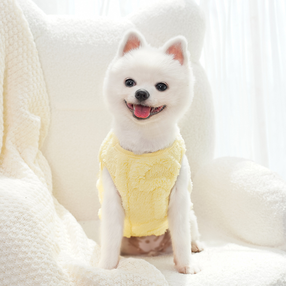 Small Dog Teddy Poodle Apparel Classic Winter Clothes with Fleece Lining Lightweight Washable Foldable Made of Polyester,U-ME PET LUV,Cozy Fleece Winter Outfits for Small Dogs and Cats (Fits Poodles, Bichons, Pomeranians)