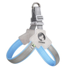 Wholesale New Dog Chest Strap Saddle Breathable Reflective Pet Leash Button Closure Simple Cartoon Leather Cloth for Dog Walking,U-ME PET LUV,Suitable for Large and Medium-sized Dogs Saddle-style Breathable Anti-pull Harness