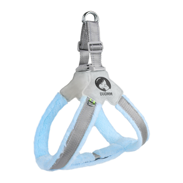 Wholesale New Dog Chest Strap Saddle Breathable Reflective Pet Leash Button Closure Simple Cartoon Leather Cloth for Dog Walking,U-ME PET LUV,Suitable for Large and Medium-sized Dogs Saddle-style Breathable Anti-pull Harness