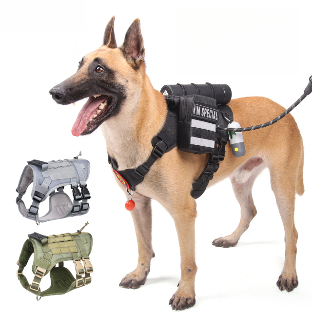 New Cross-Border Pet Harness Set Big Dog Tactical Vest XL Size Breathable and Reflective Anti-Splashing Dog Chest Strap for Medium Large Dogs,U-ME PET LUV,New Cross-Border Big Dog Tactical Vest XL Size Breathable and Reflective Anti-Splashing Dog Chest Strap for Medium Large Dogs