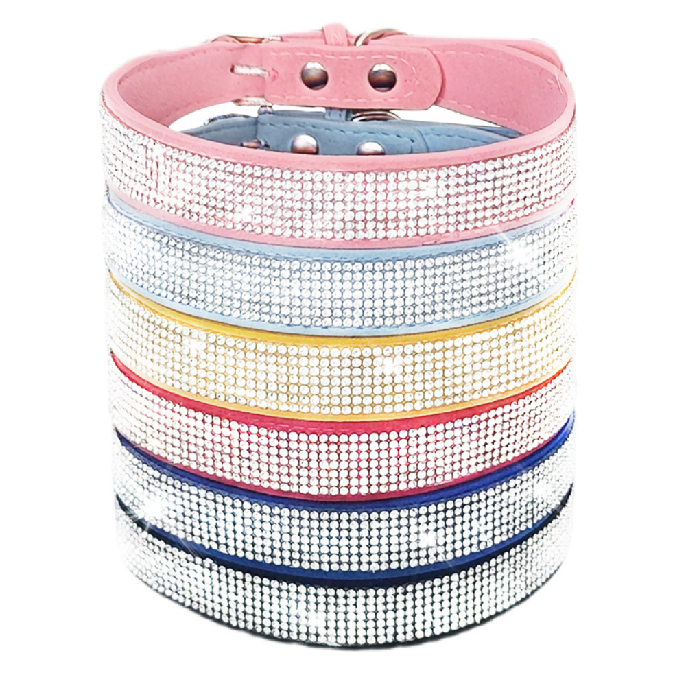 Microfiber Adjustable Cat and Dog Collar Modern Style Flash Drill Stick for Cross-Border Wholesale Pet Supplies,U-ME PET LUV,Microfiber Adjustable Cat and Dog Collar Modern Style Flash Drill Stick for Cross-Border Wholesale Pet Supplies