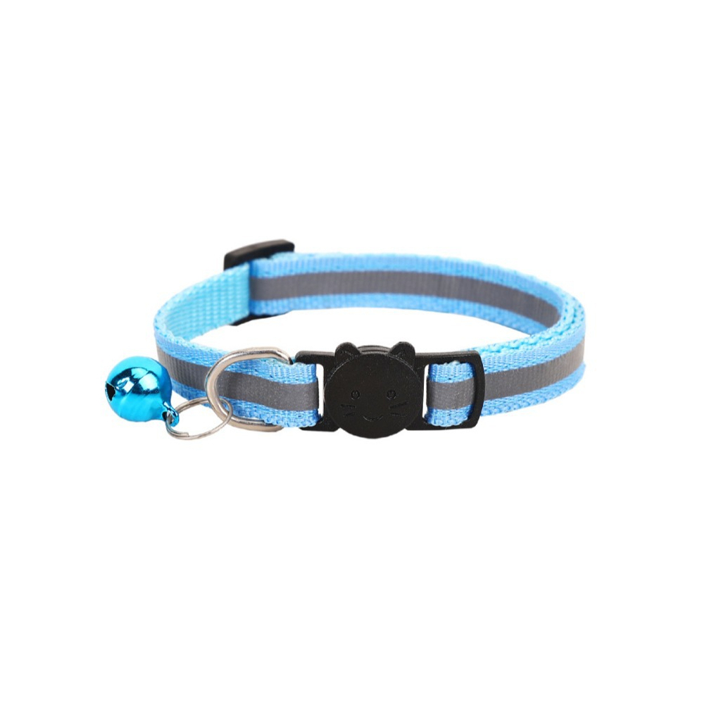 Wholesale New Luxury Round Ear Reflective Cat Head Collar Quick Release Safety Buckle Soft Polyester Bell Collar for Cats Spot,U-ME PET LUV,Wholesale New Luxury Round Ear Reflective Cat Head Collar Quick Release Safety Buckle Soft Polyester Bell Collar for Cats Spot