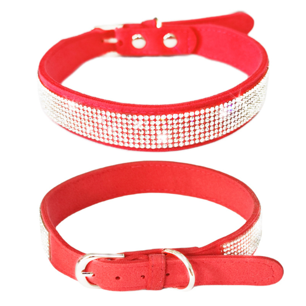 Microfiber Adjustable Cat and Dog Collar Modern Style Flash Drill Stick for Cross-Border Wholesale Pet Supplies,U-ME PET LUV,Microfiber Adjustable Cat and Dog Collar Modern Style Flash Drill Stick for Cross-Border Wholesale Pet Supplies