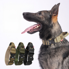 Hot Selling Pet Supplies Heavy Duty Tactical Dog Collar with Handle for Large Medium Dogs and No Pull Pet Training Collar Wholesale,U-ME PET LUV,Hot Selling Heavy Duty Tactical Dog Collar with Handle for Large Medium Dogs, No Pull Pet Training Collar Wholesale