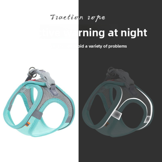 High Quality Reflective Pet Vest Breathable Small Dog Cat Walking Leash Quick Release for Fashion-conscious Pet Owners,U-ME PET LUV,High Quality Reflective Pet Vest Breathable Small Dog Cat Walking Leash Quick Release for Fashion-conscious Pet Owners