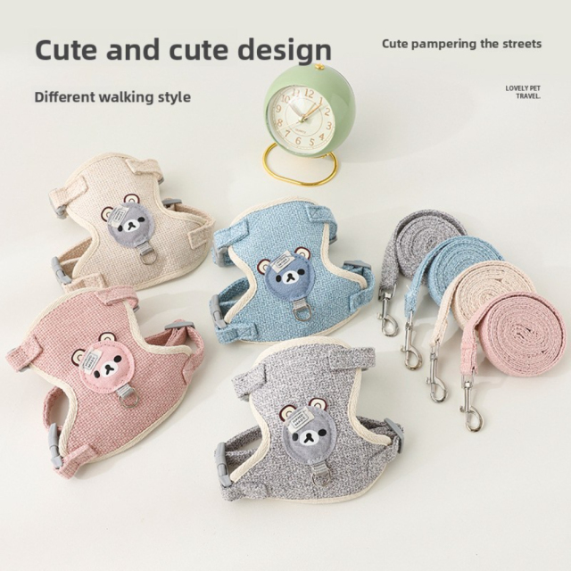 Nylon Dog Pet Vest Reflective Anti-Breaking Cat Leash XL Size Button Closure Anti-Running Walking Small Dog Outgoer Cat Leash,U-ME PET LUV,Nylon Dog Pet Vest Reflective Anti-Breaking Cat Leash XL Size Button Closure Anti-Running Walking Small Dog Outgoer Cat Leash