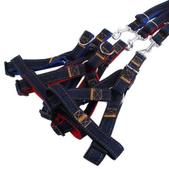 Wholesale Cowboy Vest Breathable & Reflective Nylon Dog Leash for Walks Pet Supplies Dog Harness Set for Cats & Dogs,U-ME PET LUV,Wholesale Cowboy Vest Breathable & Reflective Nylon Dog Leash for Walks Pet Supplies for Cats & Dogs