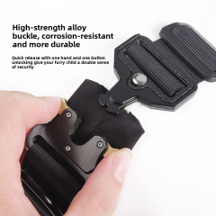 Hot Selling Pet Supplies Heavy Duty Tactical Dog Collar with Handle for Large Medium Dogs and No Pull Pet Training Collar Wholesale,U-ME PET LUV,Hot Selling Heavy Duty Tactical Dog Collar with Handle for Large Medium Dogs, No Pull Pet Training Collar Wholesale