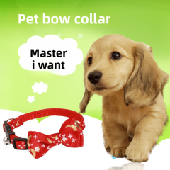 New Luxury Cat Dog Collar Bronzed Ribbon Bow Star Moon Pattern Soft Polyester Material Quick Release Feature Cute Cartooney,U-ME PET LUV,New Luxury Cat Dog Collar Bronzed Ribbon Bow Star Moon Pattern Soft Polyester Material Quick Release Feature Cute Cartooney