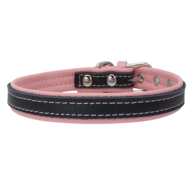 Detachable Leather Dog Collar for Small and Medium Pets - Adjustable Cat Collar Necklace,U-ME PET LUV,Detachable Leather Dog Collar for Small and Medium Pets - Adjustable Cat Collar Necklace
