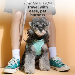 High Quality Reflective Pet Vest Breathable Small Dog Cat Walking Leash Quick Release for Fashion-conscious Pet Owners,U-ME PET LUV,High Quality Reflective Pet Vest Breathable Small Dog Cat Walking Leash Quick Release for Fashion-conscious Pet Owners
