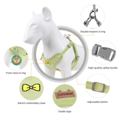 Wholesale Breathable Reflective Anti-Pull Mesh Pet Vest Harness Fashion for Small Medium Cats Dogs No Escape Dog Cat Harness,U-ME PET LUV,Wholesale Breathable Reflective Anti-Pull Mesh Pet Vest Harness Fashion for Small Medium Cats Dogs No Escape Dog Cat Harness