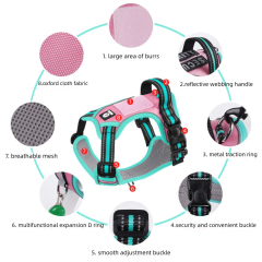 Wholesale Pet Products Upgraded Oxford Pet Chest Strap Vest Luxury Simple Reflective Dog Leash Commuter Explosion-Resistant Wear-Resistant Dog Harness,U-ME PET LUV,Upgraded Oxford Pet Chest Strap Vest Luxury Simple Reflective Dog Leash Commuter Explosion-Resistant Wear-Resistant Dog Harness