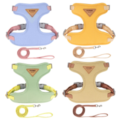 Luxury XS Size Anti-Break Cat Traction Rope Quick Release Adjustable Chest Strap Fashionable Button Closure for Out-Walking Cats and Dogs,U-ME PET LUV,Luxury XS Size Anti-Break Cat Traction Rope Quick Release Adjustable Chest Strap Fashionable Button Closure for Out-Walking Cats and Dogs