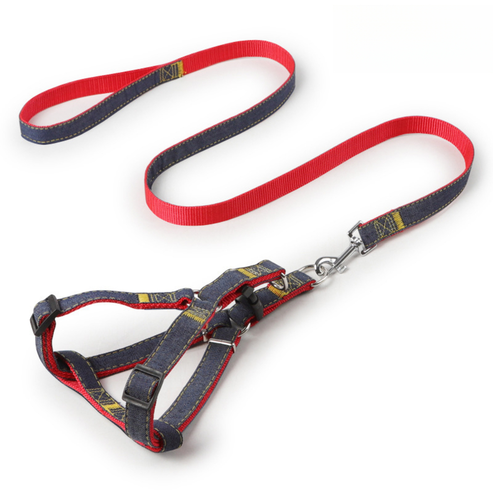 Wholesale Cowboy Vest Breathable & Reflective Nylon Dog Leash for Walks Pet Supplies Dog Harness Set for Cats & Dogs,U-ME PET LUV,Wholesale Cowboy Vest Breathable & Reflective Nylon Dog Leash for Walks Pet Supplies for Cats & Dogs