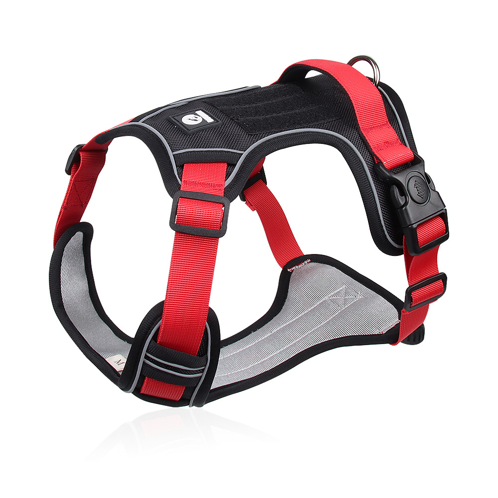 Cross-Border Large Dog Chest Back Vest with Adjustable Dog Leash Breathable Reflective Nylon Oxford Sport Style Pet Fashion,U-ME PET LUV,Cross-Border Large Dog Chest Back Vest with Adjustable Dog Leash Breathable Reflective Nylon Oxford Sport Style Pet Fashion