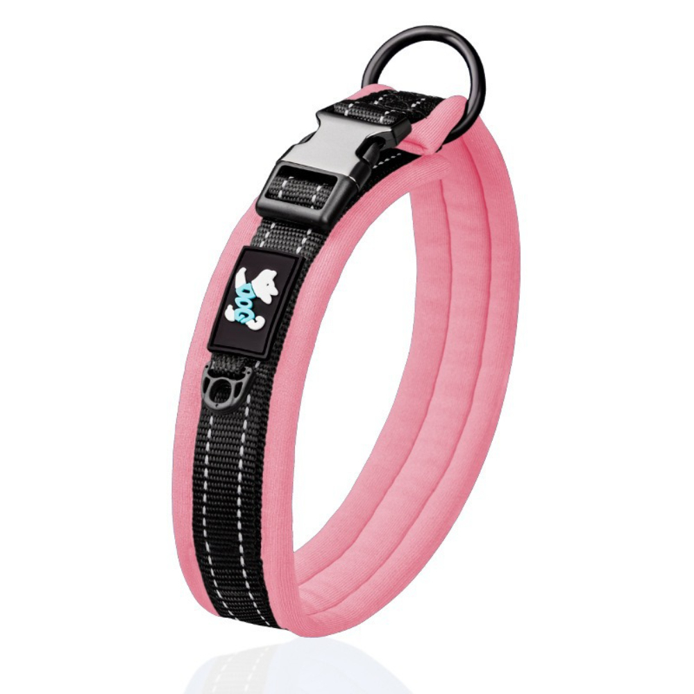 Adjustable Size Space Cotton Breathable Pet Collar with Night Reflective Ribbon Tactical Style Training Leash with Lights,U-ME PET LUV,Adjustable Size Space Cotton Breathable Pet Collar with Night Reflective Ribbon Tactical Style Training Leash with Lights