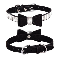 Luxury Cat Dog Collar Fashion Design with Shiny Rhinestone Diamond Adjustable Cat Bow Tie with Cartoon Style Lights for Pets,U-ME PET LUV,Luxury Cat Dog Collar Fashion Design with Shiny Rhinestone Diamond Adjustable Cat Bow Tie with Cartoon Style Lights for Pets