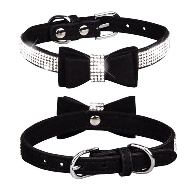Luxury Cat Dog Collar Fashion Design with Shiny Rhinestone Diamond Adjustable Cat Bow Tie with Cartoon Style Lights for Pets,U-ME PET LUV,Luxury Cat Dog Collar Fashion Design with Shiny Rhinestone Diamond Adjustable Cat Bow Tie with Cartoon Style Lights for Pets