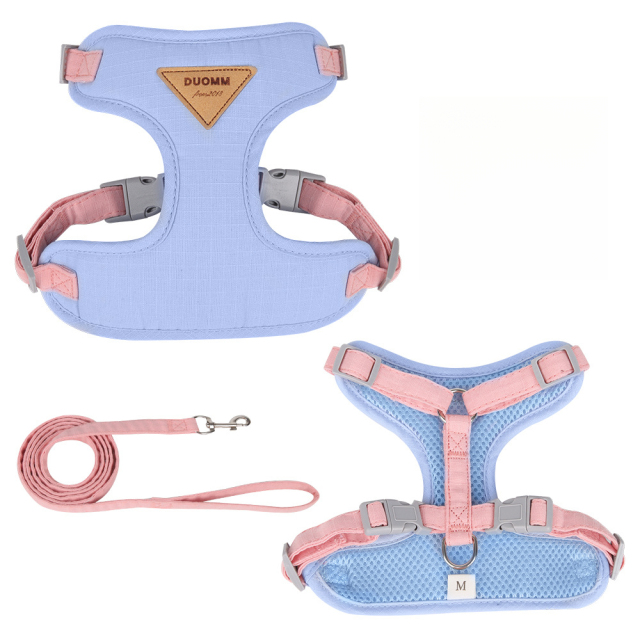 Luxury XS Size Anti-Break Cat Traction Rope Quick Release Adjustable Chest Strap Fashionable Button Closure for Out-Walking Cats and Dogs,U-ME PET LUV,Luxury XS Size Anti-Break Cat Traction Rope Quick Release Adjustable Chest Strap Fashionable Button Closure for Out-Walking Cats and Dogs