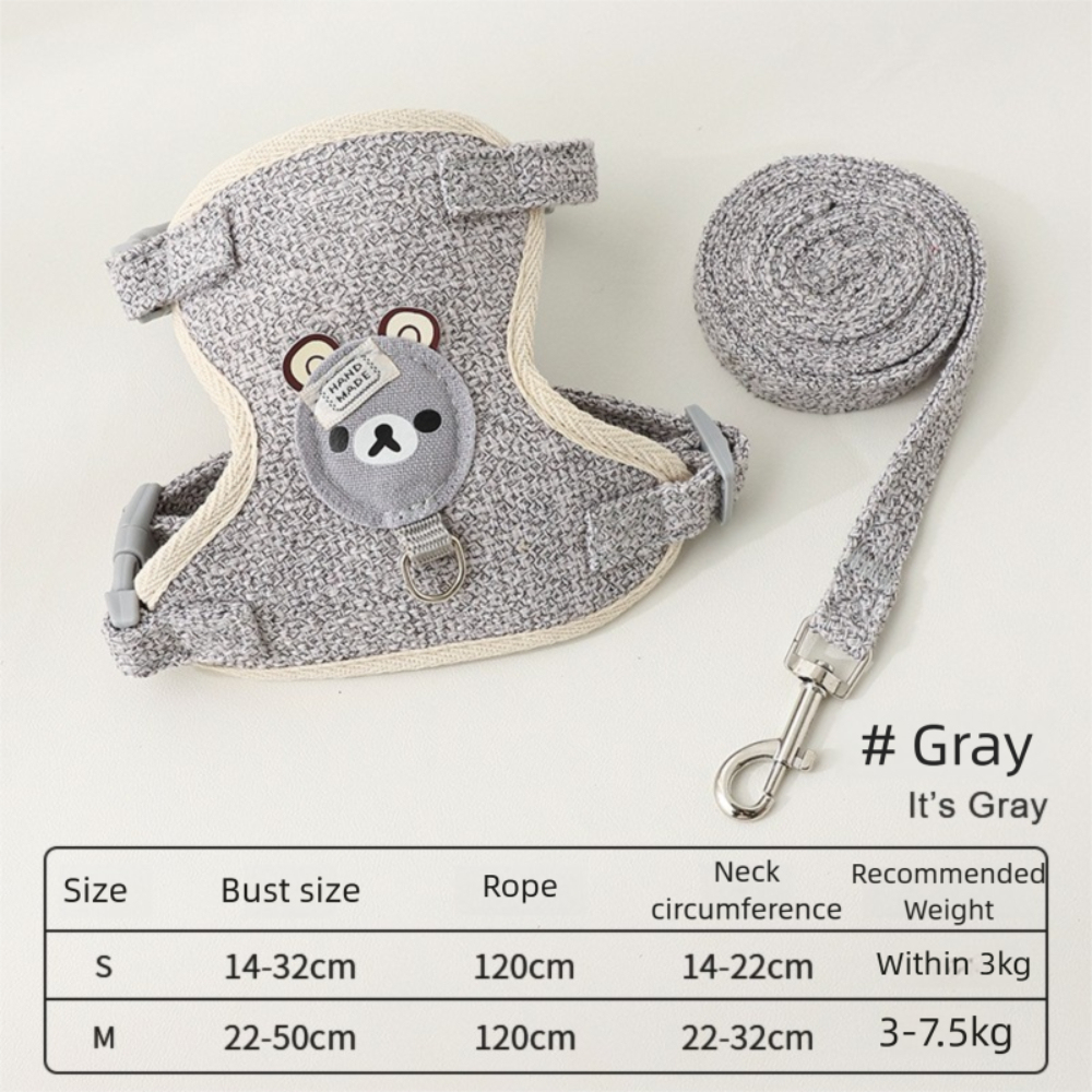 Nylon Dog Pet Vest Reflective Anti-Breaking Cat Leash XL Size Button Closure Anti-Running Walking Small Dog Outgoer Cat Leash,U-ME PET LUV,Nylon Dog Pet Vest Reflective Anti-Breaking Cat Leash XL Size Button Closure Anti-Running Walking Small Dog Outgoer Cat Leash