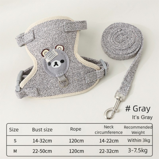 Nylon Dog Pet Vest Reflective Anti-Breaking Cat Leash XL Size Button Closure Anti-Running Walking Small Dog Outgoer Cat Leash,U-ME PET LUV,Nylon Dog Pet Vest Reflective Anti-Breaking Cat Leash XL Size Button Closure Anti-Running Walking Small Dog Outgoer Cat Leash