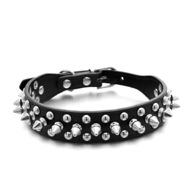 Hot-Selling Dog Collar French Bulldog Collar Fierce Dog Chain for Medium and Large Breeds Anti-Bite PU with Rivet Pet Collar,U-ME PET LUV,Hot-Selling French Bulldog Collar Fierce Dog Chain for Medium and Large Breeds Anti-Bite PU with Rivet Pet Collar