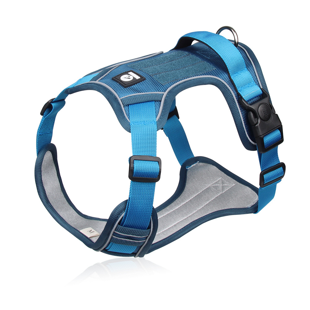 Cross-Border Large Dog Chest Back Vest with Adjustable Dog Leash Breathable Reflective Nylon Oxford Sport Style Pet Fashion,U-ME PET LUV,Cross-Border Large Dog Chest Back Vest with Adjustable Dog Leash Breathable Reflective Nylon Oxford Sport Style Pet Fashion