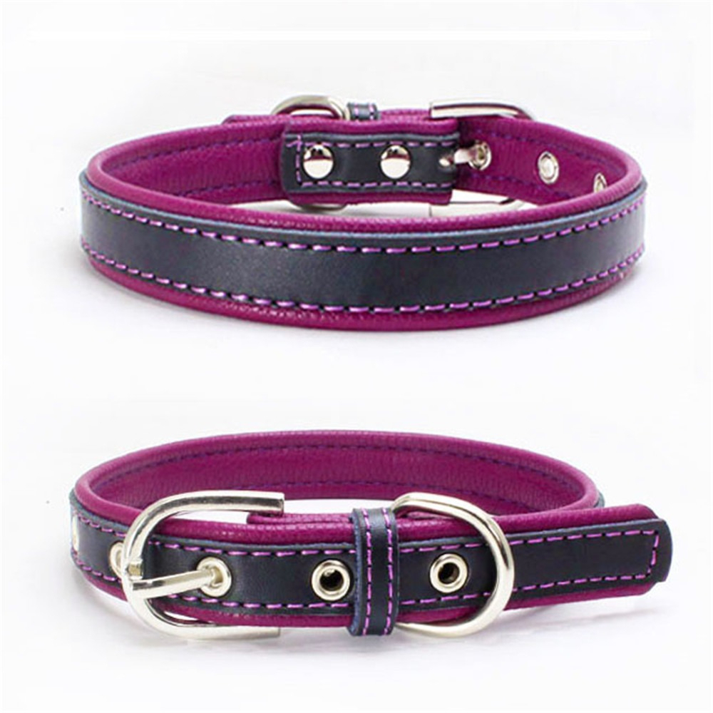Detachable Leather Dog Collar for Small and Medium Pets - Adjustable Cat Collar Necklace,U-ME PET LUV,Detachable Leather Dog Collar for Small and Medium Pets - Adjustable Cat Collar Necklace