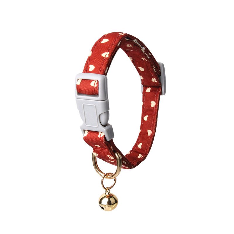 Small Floral Print Cat Puppy Wind Collar Cute Classic Bell Anti-Lost Pet Accessory Handmade Polyester Personalized,U-ME PET LUV,Small Floral Print Cat Puppy Wind Collar Cute Classic Bell Anti-Lost Pet Accessory Handmade Polyester Personalized