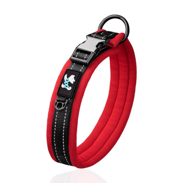 Adjustable Size Space Cotton Breathable Pet Collar with Night Reflective Ribbon Tactical Style Training Leash with Lights,U-ME PET LUV,Adjustable Size Space Cotton Breathable Pet Collar with Night Reflective Ribbon Tactical Style Training Leash with Lights