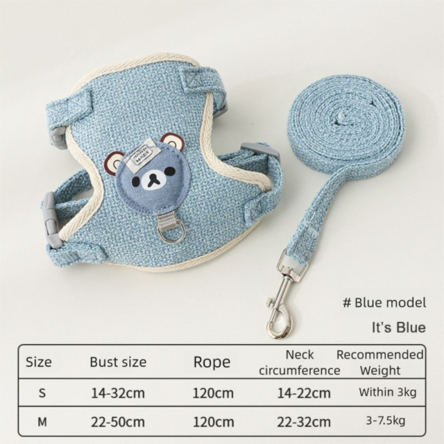 Nylon Dog Pet Vest Reflective Anti-Breaking Cat Leash XL Size Button Closure Anti-Running Walking Small Dog Outgoer Cat Leash,U-ME PET LUV,Nylon Dog Pet Vest Reflective Anti-Breaking Cat Leash XL Size Button Closure Anti-Running Walking Small Dog Outgoer Cat Leash