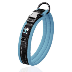 Adjustable Size Space Cotton Breathable Pet Collar with Night Reflective Ribbon Tactical Style Training Leash with Lights,U-ME PET LUV,Adjustable Size Space Cotton Breathable Pet Collar with Night Reflective Ribbon Tactical Style Training Leash with Lights