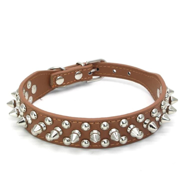 Hot-Selling Dog Collar French Bulldog Collar Fierce Dog Chain for Medium and Large Breeds Anti-Bite PU with Rivet Pet Collar,U-ME PET LUV,Hot-Selling French Bulldog Collar Fierce Dog Chain for Medium and Large Breeds Anti-Bite PU with Rivet Pet Collar