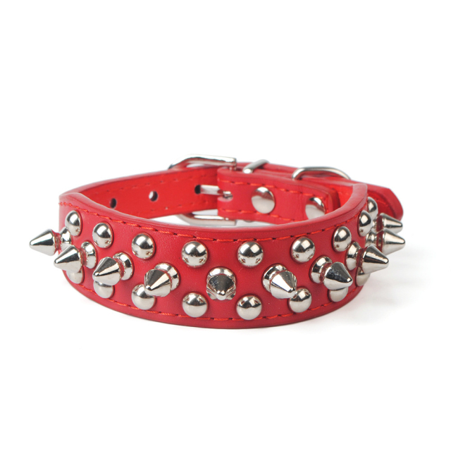 Hot-Selling Dog Collar French Bulldog Collar Fierce Dog Chain for Medium and Large Breeds Anti-Bite PU with Rivet Pet Collar,U-ME PET LUV,Hot-Selling French Bulldog Collar Fierce Dog Chain for Medium and Large Breeds Anti-Bite PU with Rivet Pet Collar