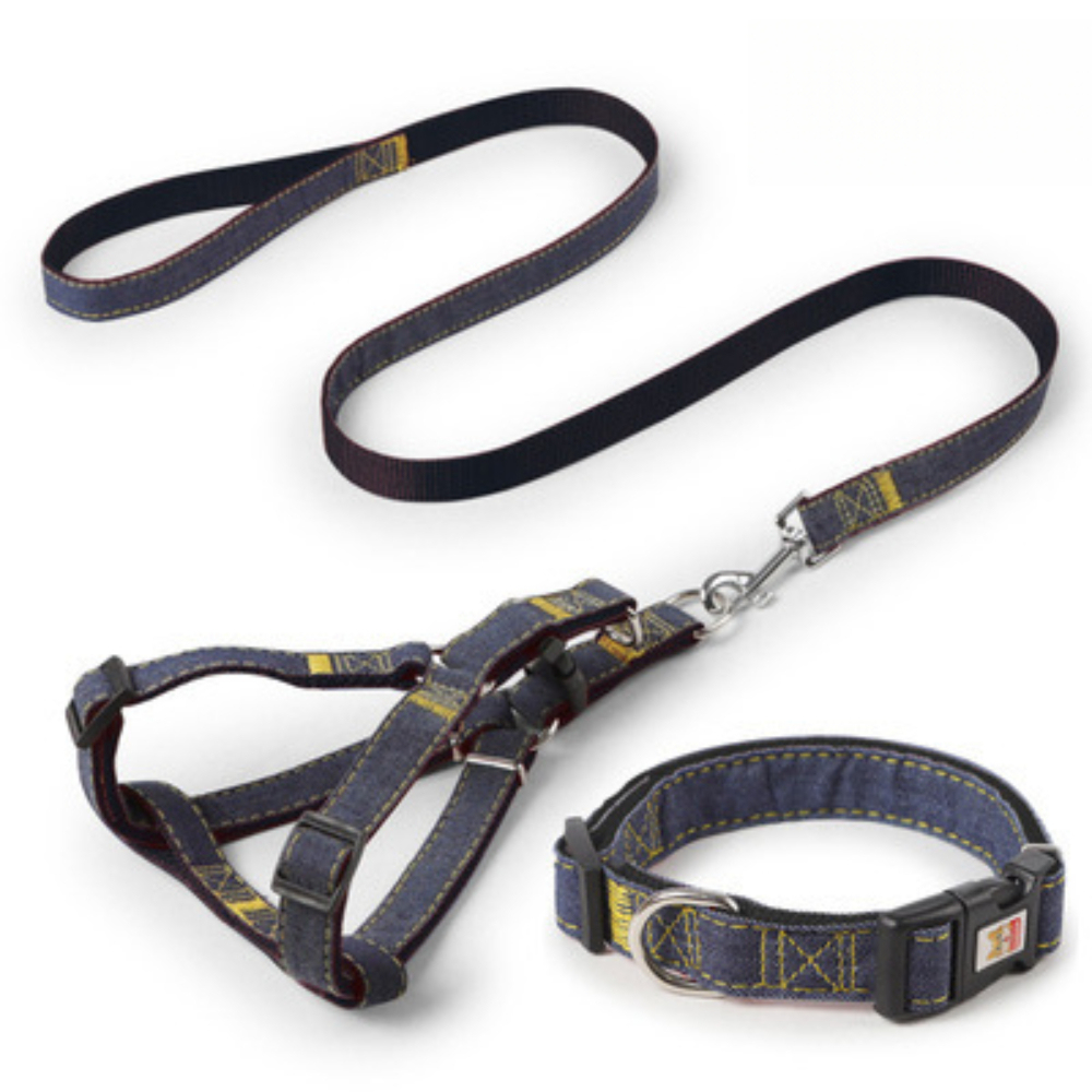 Wholesale Cowboy Vest Breathable & Reflective Nylon Dog Leash for Walks Pet Supplies Dog Harness Set for Cats & Dogs,U-ME PET LUV,Wholesale Cowboy Vest Breathable & Reflective Nylon Dog Leash for Walks Pet Supplies for Cats & Dogs