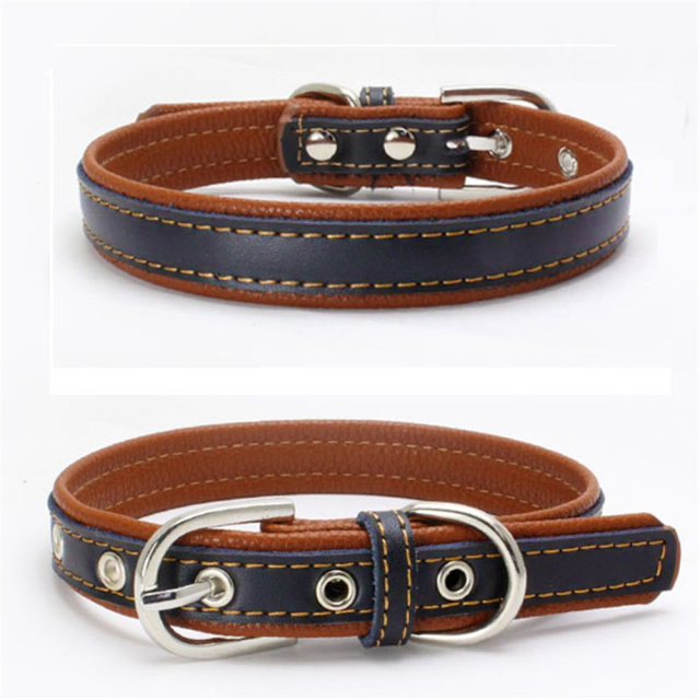 Detachable Leather Dog Collar for Small and Medium Pets - Adjustable Cat Collar Necklace,U-ME PET LUV,Detachable Leather Dog Collar for Small and Medium Pets - Adjustable Cat Collar Necklace