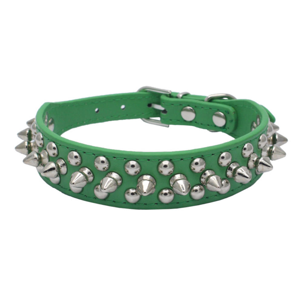 Hot-Selling Dog Collar French Bulldog Collar Fierce Dog Chain for Medium and Large Breeds Anti-Bite PU with Rivet Pet Collar,U-ME PET LUV,Hot-Selling French Bulldog Collar Fierce Dog Chain for Medium and Large Breeds Anti-Bite PU with Rivet Pet Collar