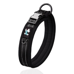 Adjustable Size Space Cotton Breathable Pet Collar with Night Reflective Ribbon Tactical Style Training Leash with Lights,U-ME PET LUV,Adjustable Size Space Cotton Breathable Pet Collar with Night Reflective Ribbon Tactical Style Training Leash with Lights