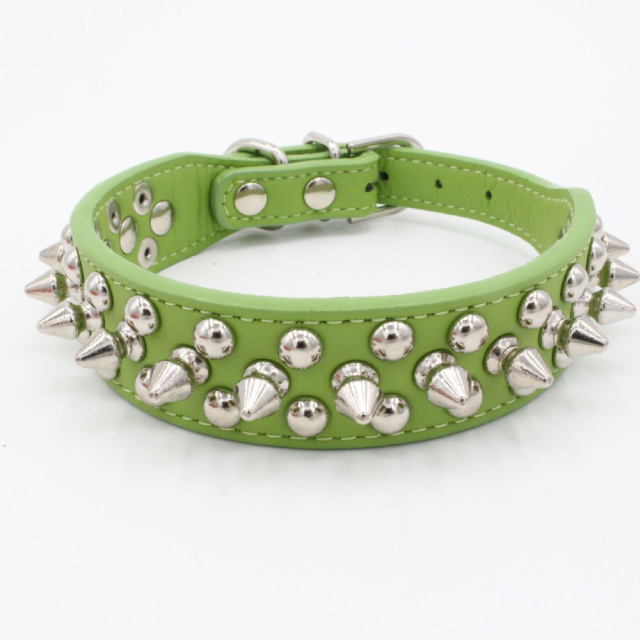 Hot-Selling Dog Collar French Bulldog Collar Fierce Dog Chain for Medium and Large Breeds Anti-Bite PU with Rivet Pet Collar,U-ME PET LUV,Hot-Selling French Bulldog Collar Fierce Dog Chain for Medium and Large Breeds Anti-Bite PU with Rivet Pet Collar