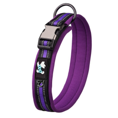 Adjustable Size Space Cotton Breathable Pet Collar with Night Reflective Ribbon Tactical Style Training Leash with Lights,U-ME PET LUV,Adjustable Size Space Cotton Breathable Pet Collar with Night Reflective Ribbon Tactical Style Training Leash with Lights