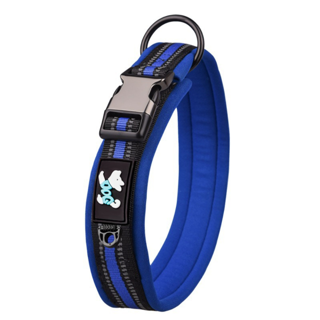 Adjustable Size Space Cotton Breathable Pet Collar with Night Reflective Ribbon Tactical Style Training Leash with Lights,U-ME PET LUV,Adjustable Size Space Cotton Breathable Pet Collar with Night Reflective Ribbon Tactical Style Training Leash with Lights